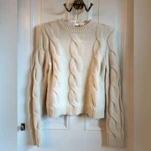 Boden sweater, ivory, size 4